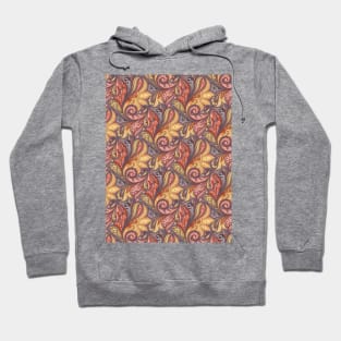 Floral Pattern in Paisley Garden Indian Style Hoodie